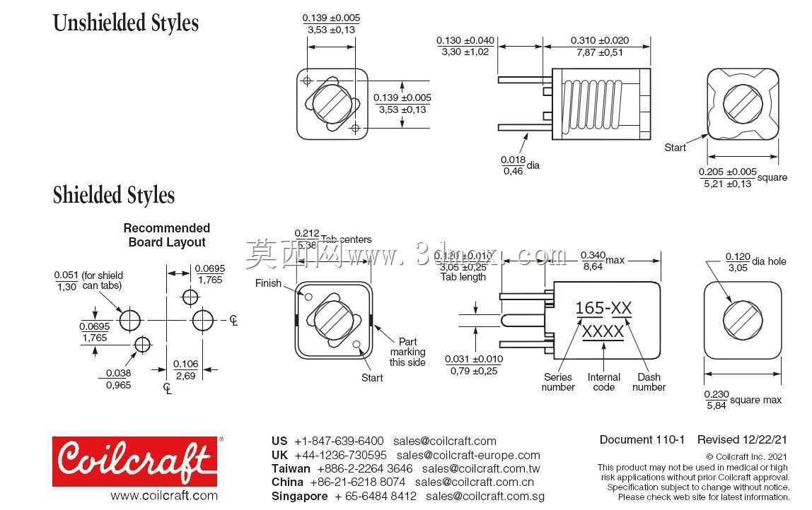 Coilcraft Uni 5mm��г��Ȧ