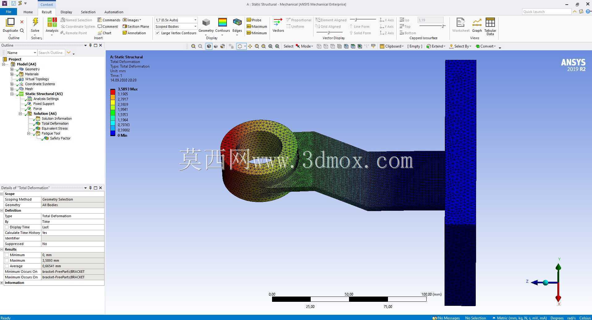����ANSYS��֧�ܽṹ����