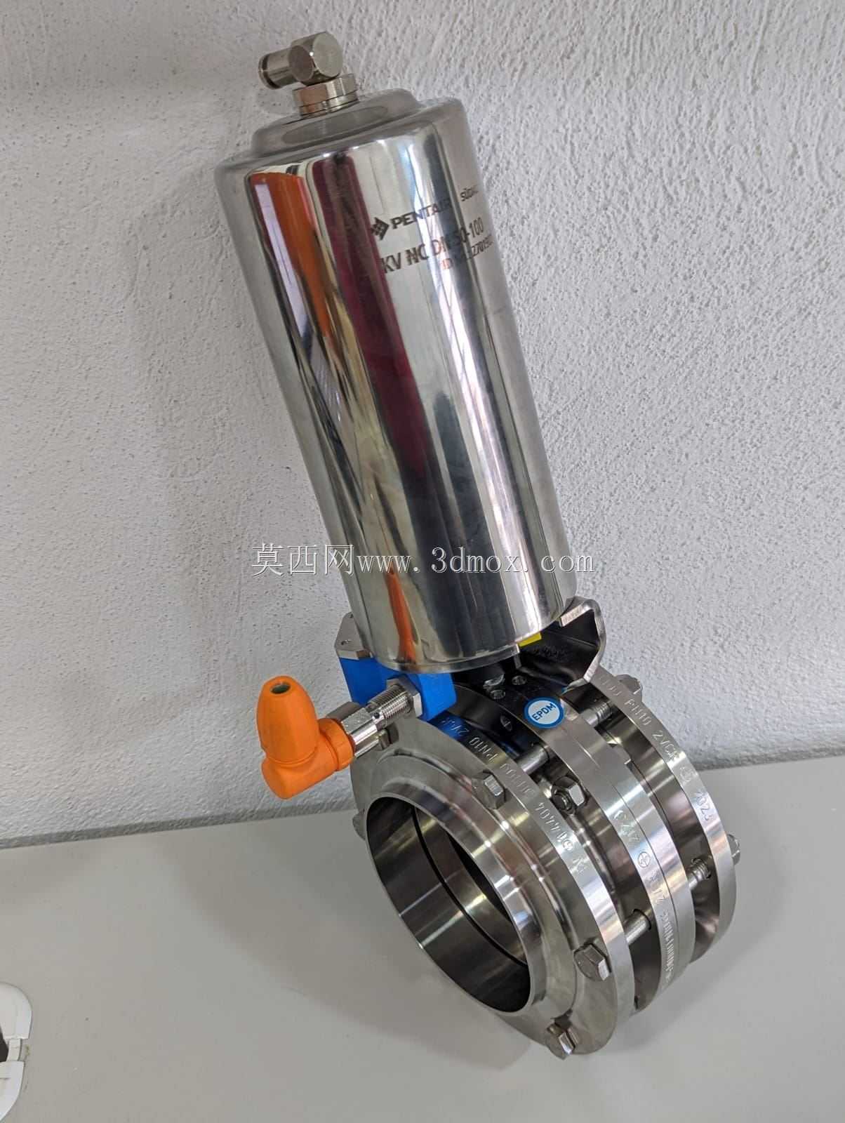 Valvula Bridada y Actuda DN 100 Pentair SUDMO