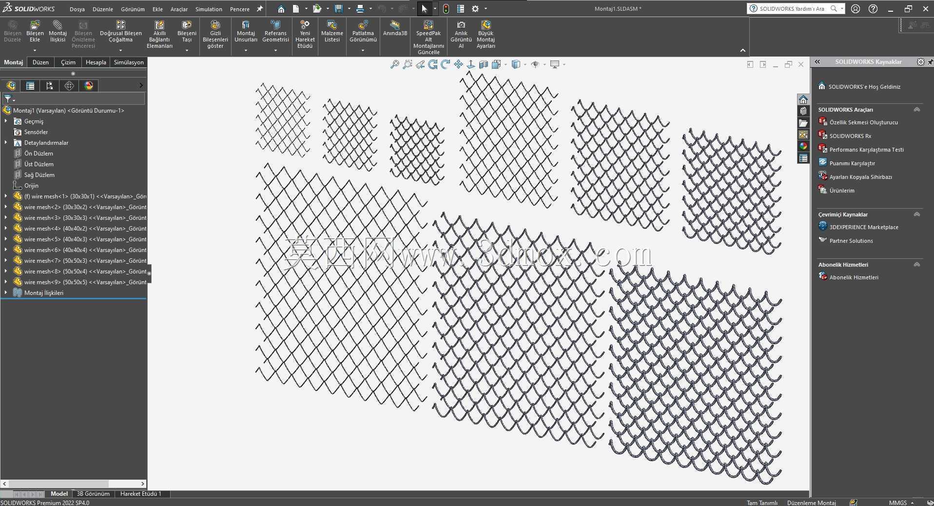ʹ��SolidWorks��Ʊ����ƽ���˿��/SolidWorks Tasar?m Tablosu ile Tel?rg��?izimi