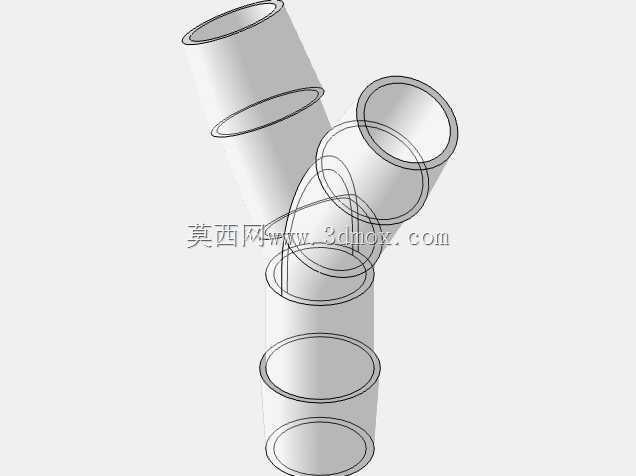 塑料带刺Y型接头,19.5 mm