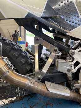 KTM 990探险MSR/GPR 2-1排气支架