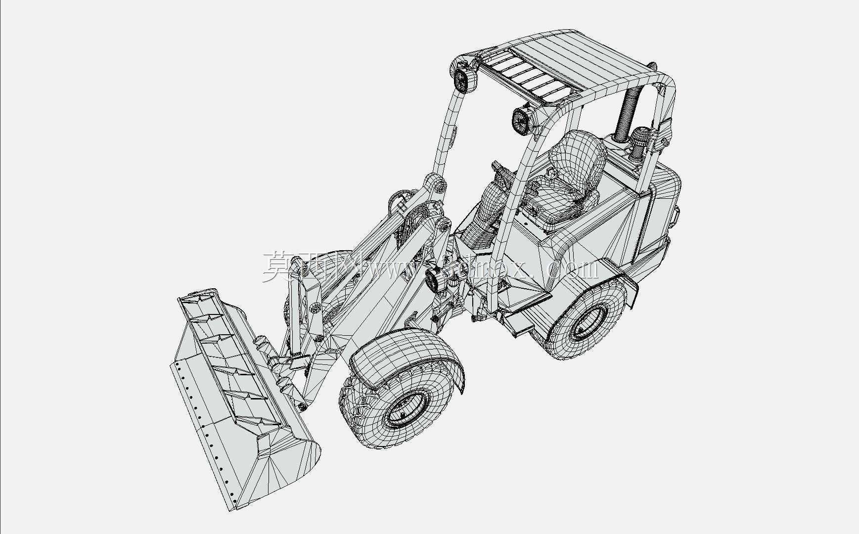 RE50С����ʽװ�ػ�3Dģ��