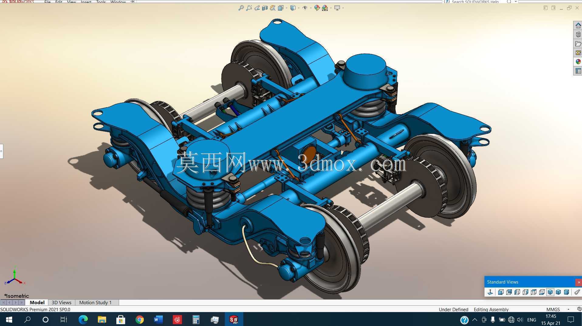 双层和发电机车列车模型