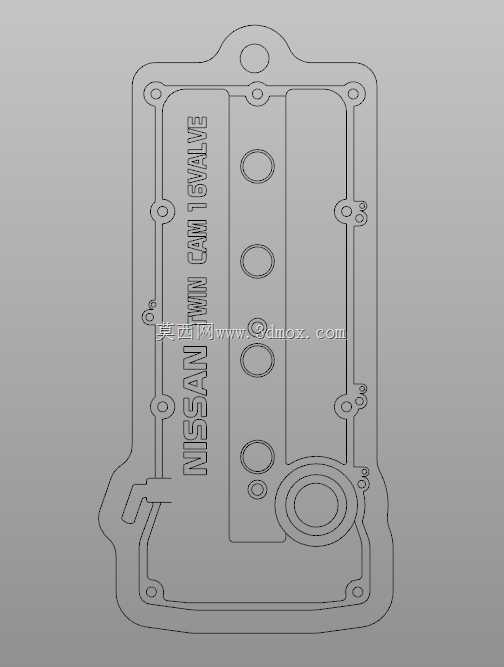 KA24DE摇臂盖钥匙扣