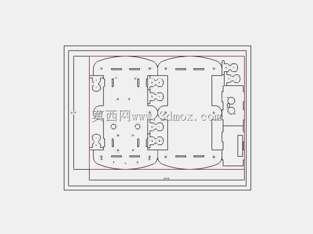 DXF文件黄色电动机器人