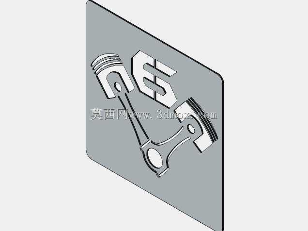 V6徽标(激光切割)