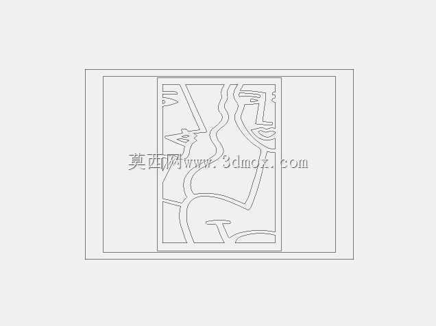 DXF文件CNC g码工业路由器等离子POP ART WOMAN’S FACE Nr.3830