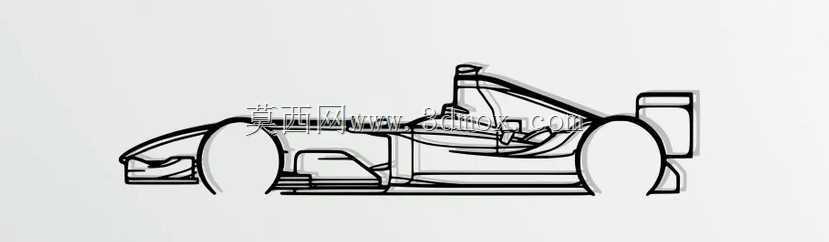 F1赛车V2剪影
