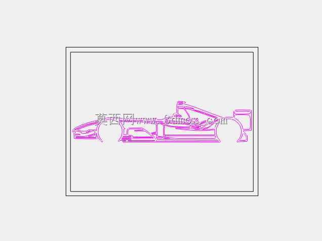 F1赛车V2剪影
