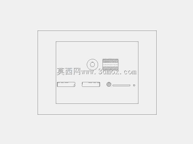 AUTOCAD二维模型