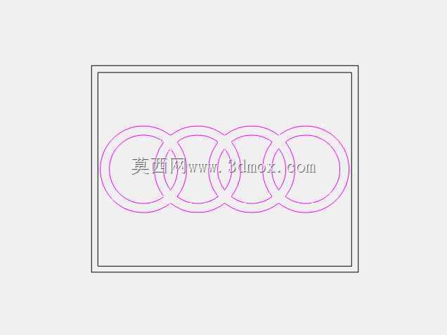 奥迪标志轮廓