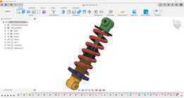 减震器(Fusion 360+Inventor文件)