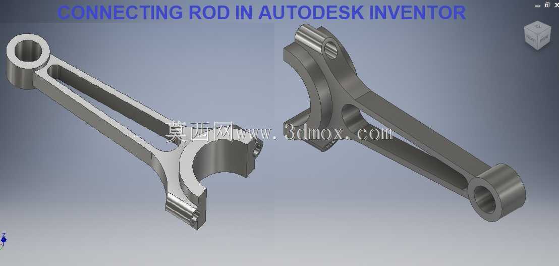 Autodesk Inventor中的连杆|| Inventor教程|| Cad教程||绘图教程开始