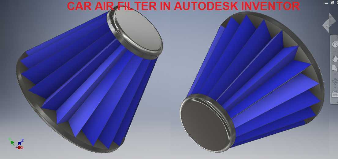 Autodesk Inventor中的汽车空气滤清器|| Inventor教程|| Cad教程|| Autodesk || 3d模型