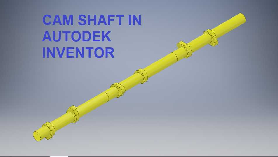 Autodesk Inventor中的凸轮轴||Inventor教程||发动机零件||Inventor||3D中的凸轮设计