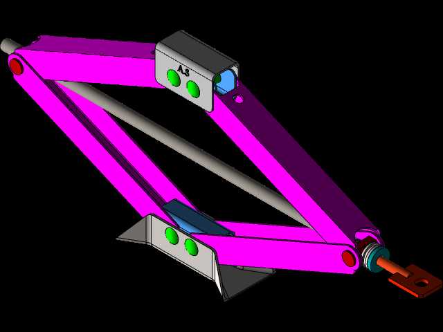 梯形汽车千斤顶设计(Solidworks)