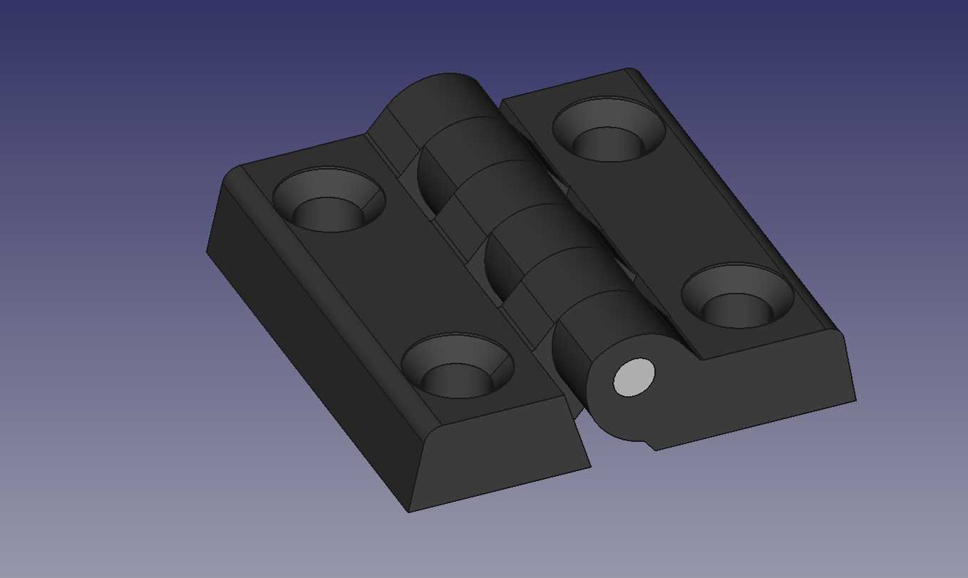 塑料30mm x 30mm铰链