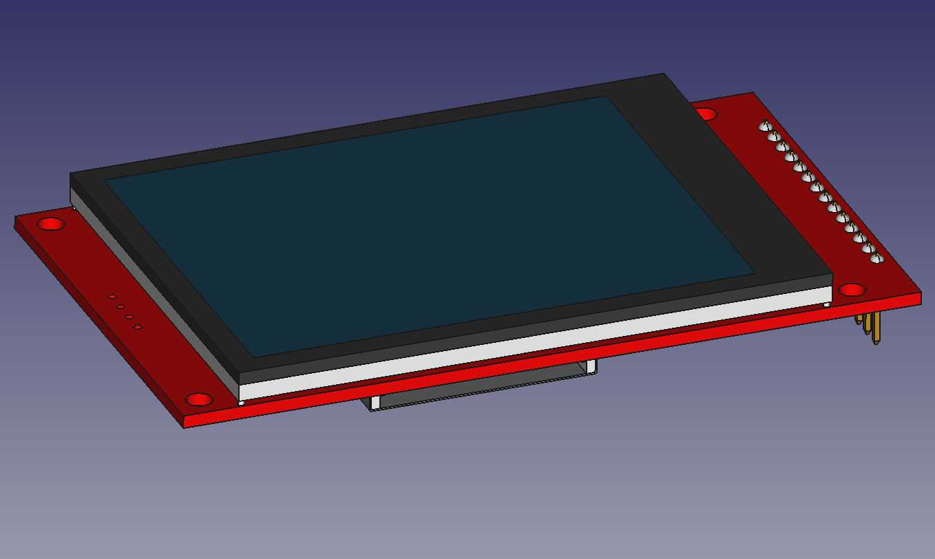 2.8英寸TFT LCD 240x320显示屏,带SD卡插座