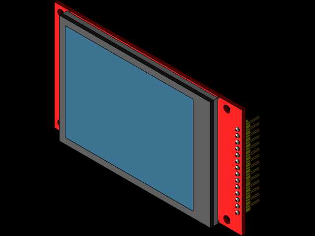 2.8英寸TFT LCD 240x320显示屏,带SD卡插座