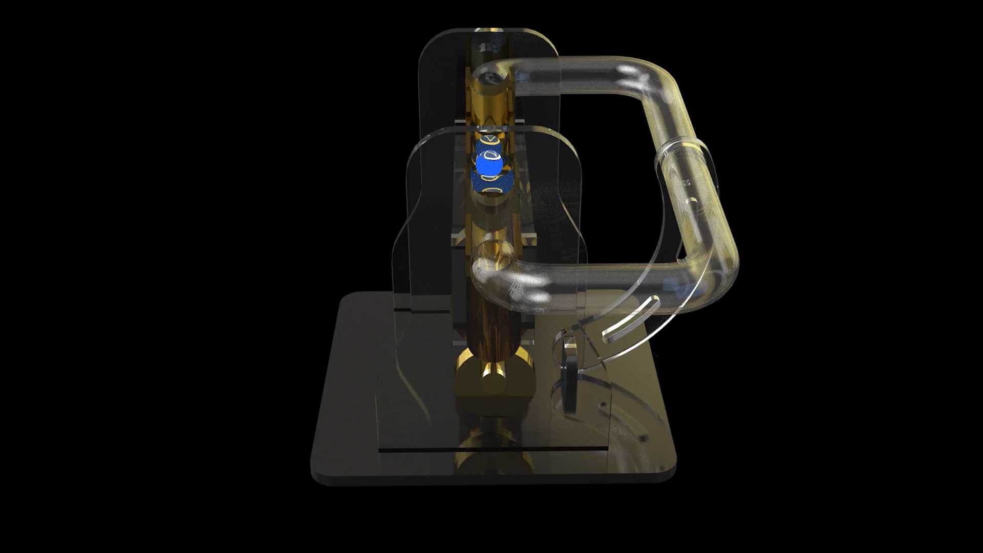 无尽循环中的大理石机器-SolidWorks2023