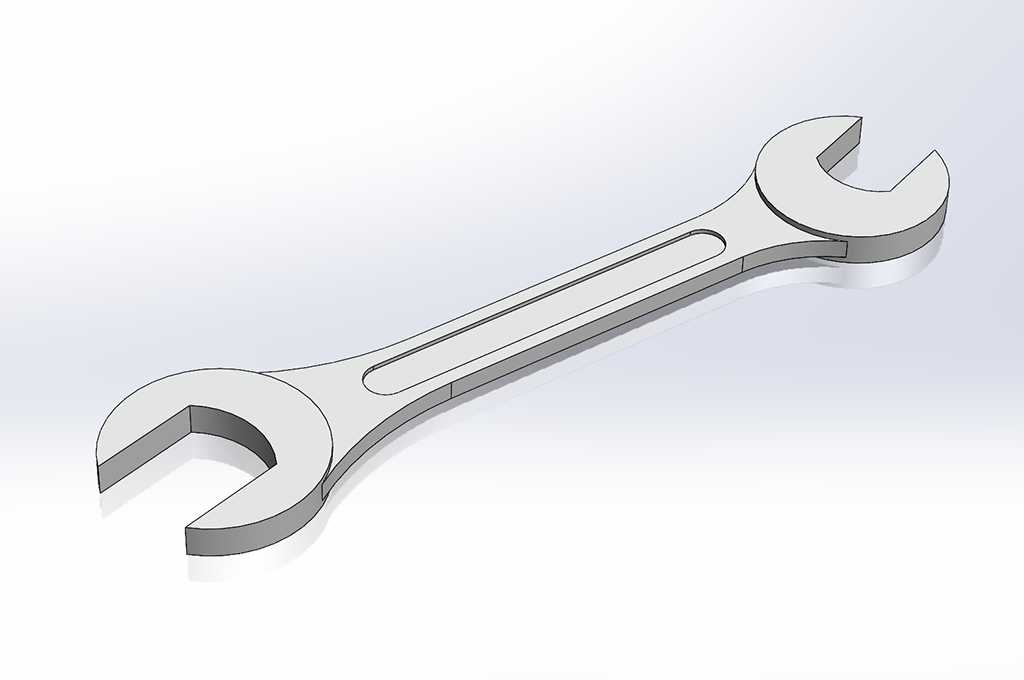 Solidworks 2023-开口扳手13-17 mm