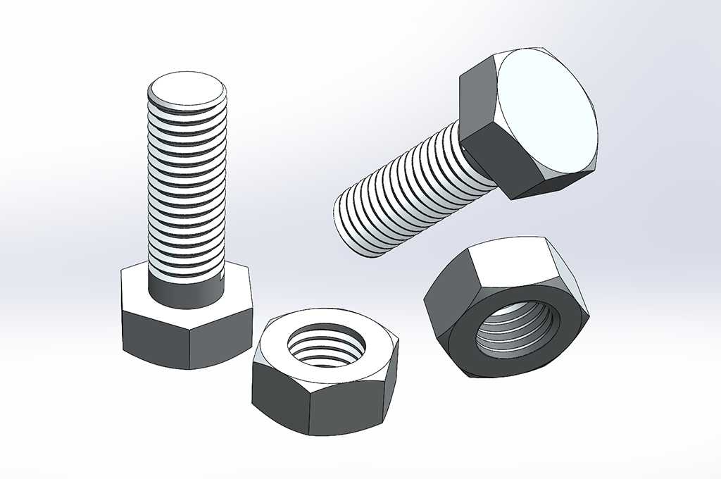 Solidworks 2023-螺栓和螺母建模