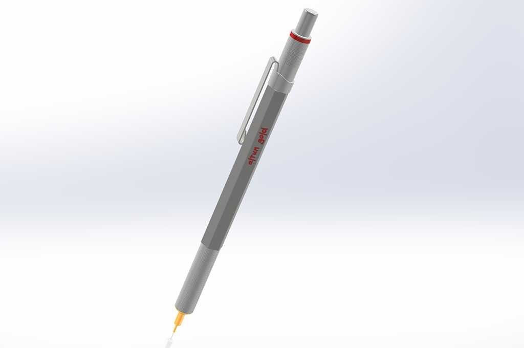 Solidworks 2023-rOtring 600��еǦ��|0.7����