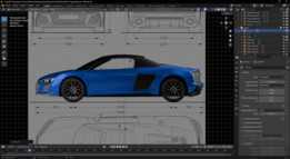 Blender Projet 05�µ�R8 V10 Spyder
