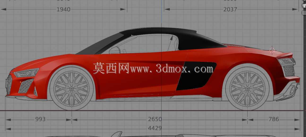 Blender Projet 05奥迪R8 V10 Spyder