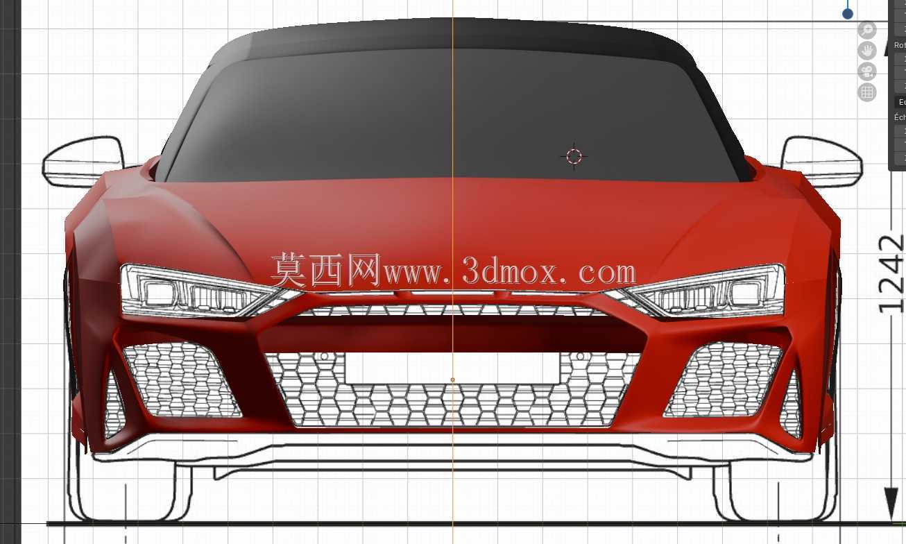 Blender Projet 05奥迪R8 V10 Spyder