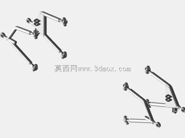 电动汽车Dubina Evo的前悬架臂