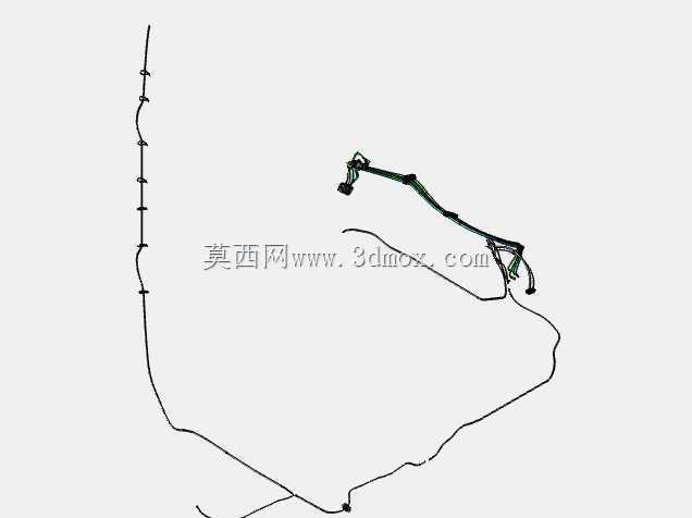 梅赛德斯-奔驰驾驶室重型卡车工业3D模型