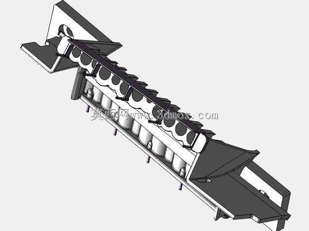梅赛德斯-奔驰驾驶室重型卡车工业3D模型