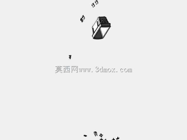 梅赛德斯-奔驰驾驶室重型卡车工业3D模型