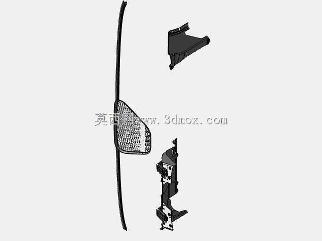 梅赛德斯-奔驰驾驶室重型卡车工业3D模型