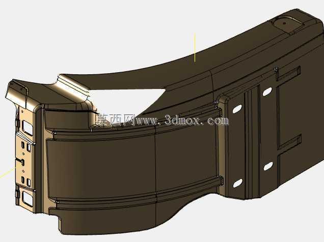 梅赛德斯-奔驰驾驶室重型卡车工业3D模型