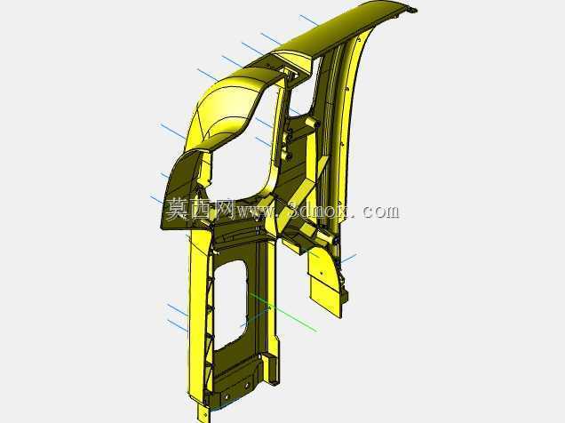 梅赛德斯-奔驰驾驶室重型卡车工业3D模型