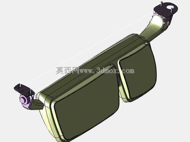 梅赛德斯-奔驰驾驶室重型卡车工业3D模型