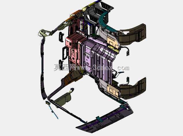 梅赛德斯-奔驰驾驶室重型卡车工业3D模型