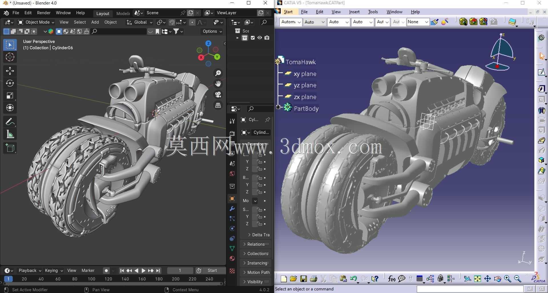 道奇战斧V10超级摩托车