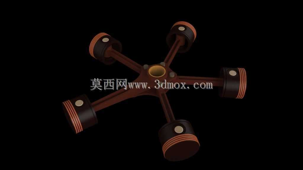 径向发动机总成