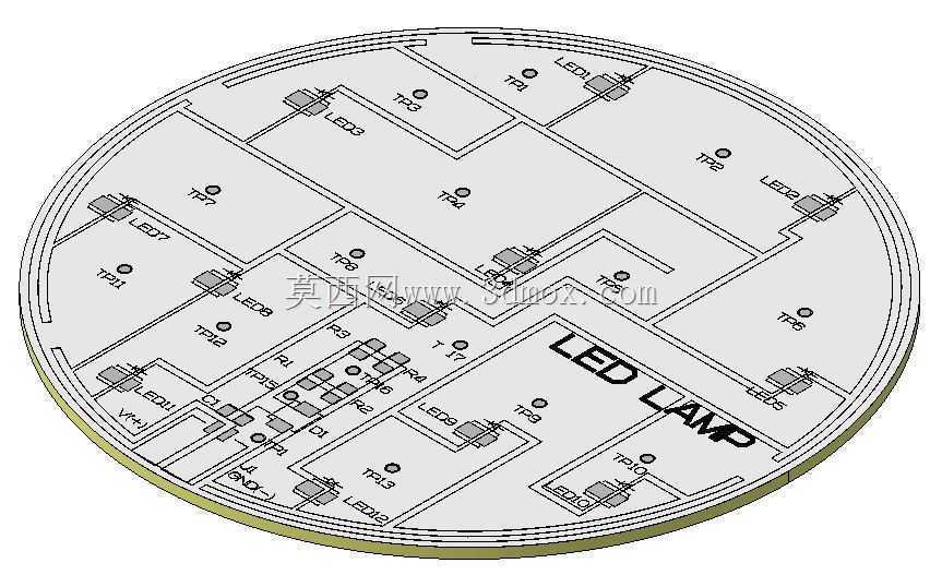 mled灯PCB组件