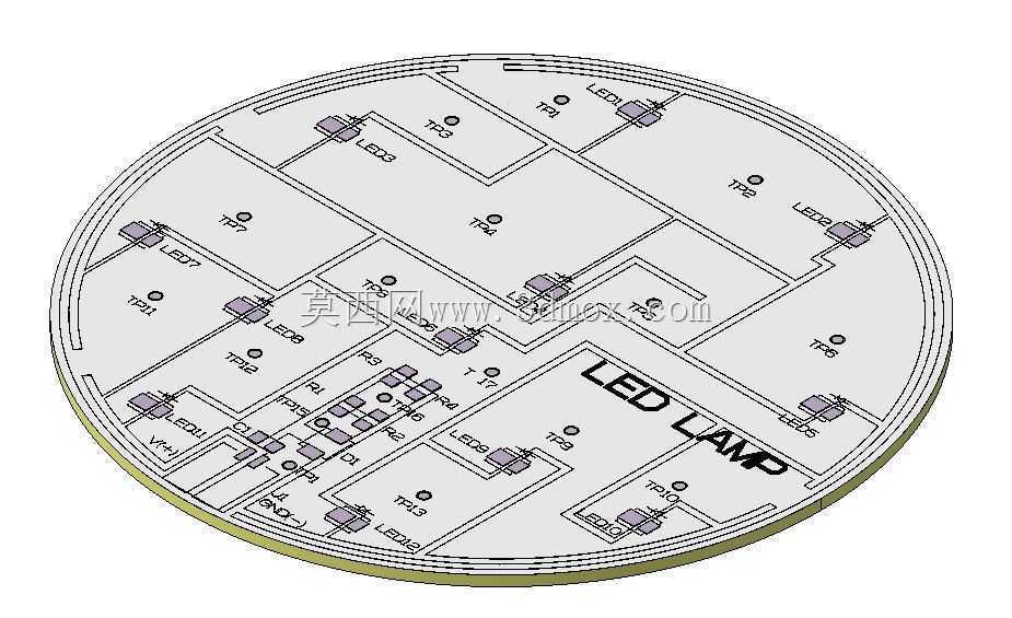 mled灯PCB组件