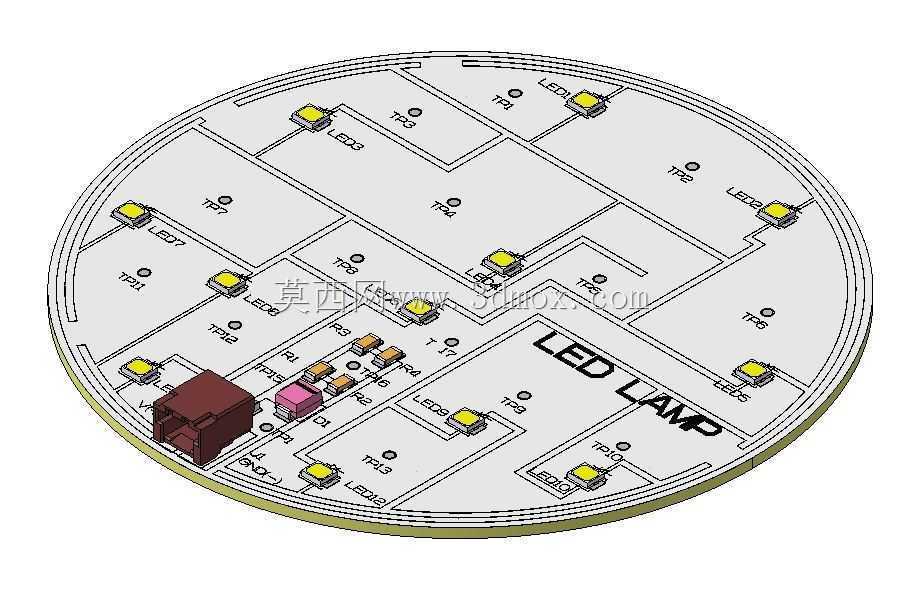 mled灯PCB组件