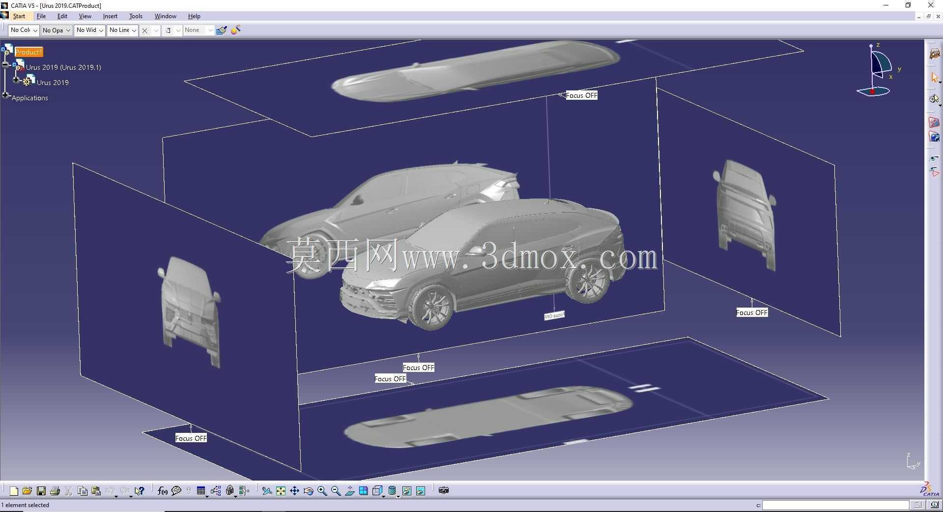 ��������Urus 2019 CATIA V5
