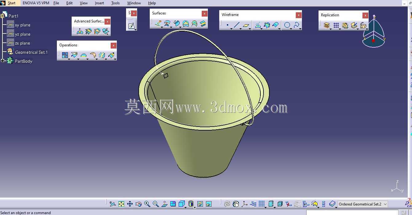 BUCKET��CATIA���棩
