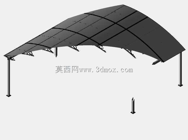 可容纳4辆车的棚屋