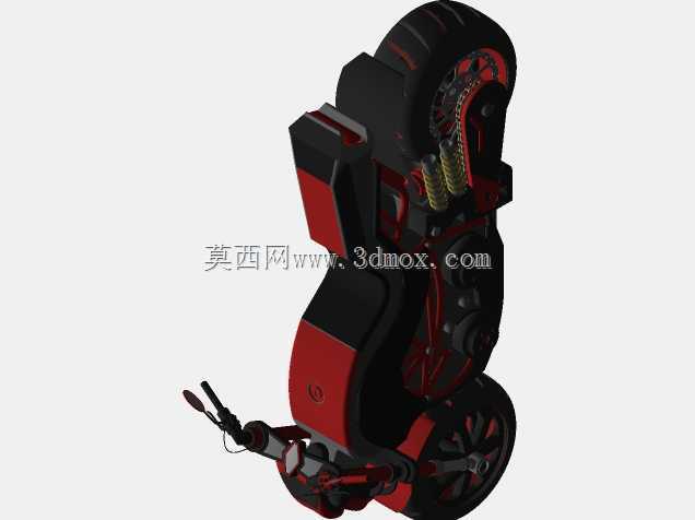 新摩托车设计红/黑