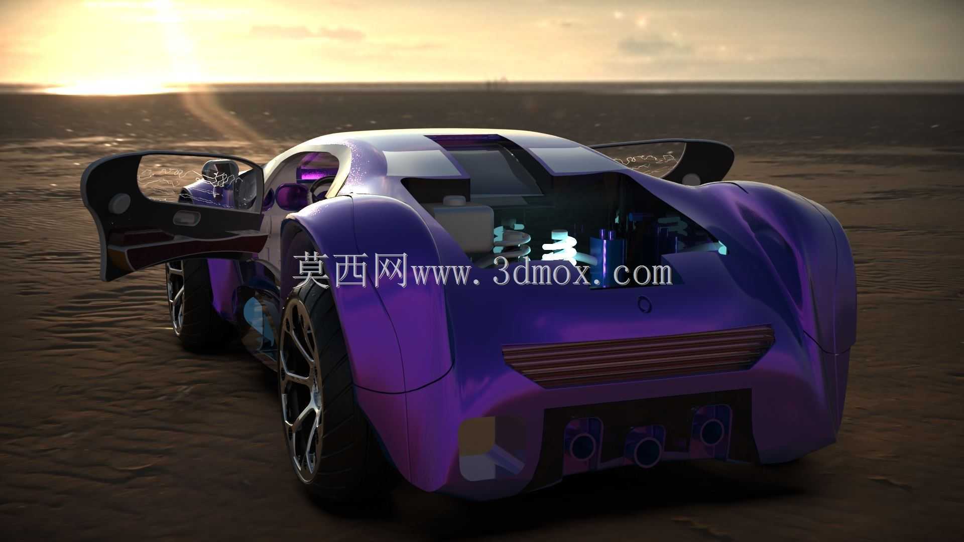 运动概念车,内部x底盘x发动机x悬架x所有必要文件